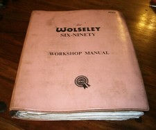 Wolseley Six-Ninety Original Workshop Manual AKD587A Hardback