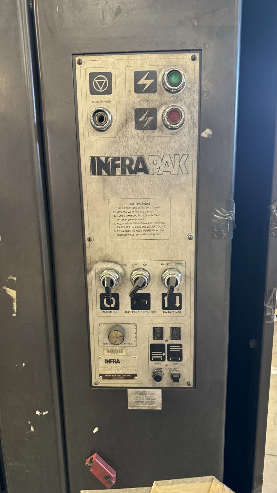 Infrapac Infra Pak Pallet Wrapper SideWinder 150 GREAT DEAL | eBay