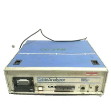 MICRO COMPUTER SYSTEM MCS CABLE ANALYZER MODEL 77 USED.