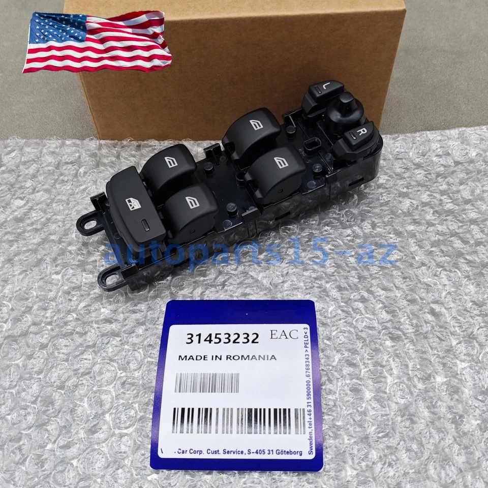 New Power Window Switch Front Driver Side 31453232 For Volvo S80 XC70 2007-2016 Foto 4 de 4