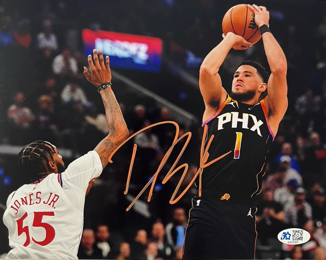 Devin Armani Booker Autographed Signed Phoenix Suns 8x10 Photo FSG COA 