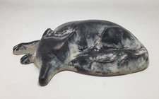 Vtg Verdigris Cast Iron Winterthur Fox Doorstop 1993 by Virginia Metalcrafters