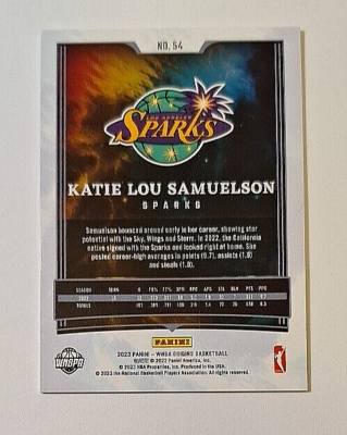 2023 Panini WNBA Origins Base #54 Katie Lou Samuelson Los Angeles