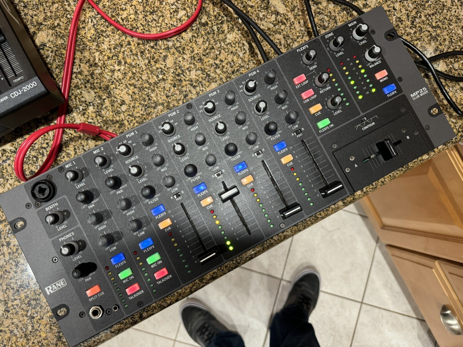 Rane MP25 Stereo Club 19” Rackmount DJ USB Mixer MP25 USA Built MP26