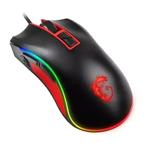 MSI Gaming Maus M92 Mouse RGB Beleuchtung 4.000dpi USB 9 Tasten NEU & OVP - Bild 2 von 3