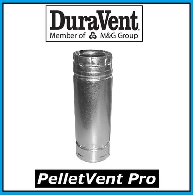 DURAVENT PELLETVENT PRO Pipe Length 3'' Diameter x 6'' Long #3PVP-06 NEW!