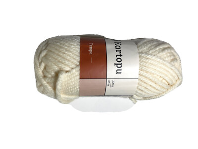 KARTOPU TEMPO Yarn - 1 Pk. SUPERWASH WOOL/ Acrylic  Off WHITE. K025