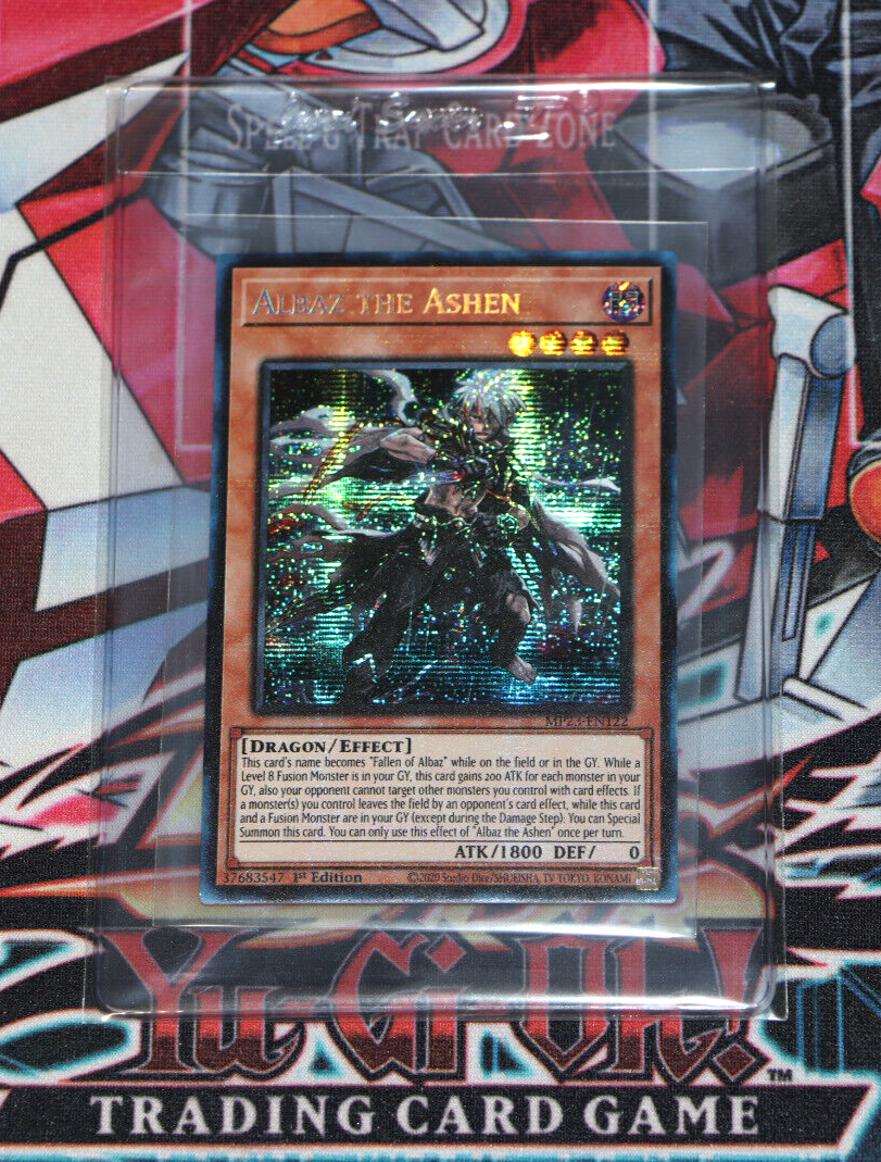 YuGiOh Albaz the Ashen MP23-EN122 1st Ed Prismatic Secret Rare