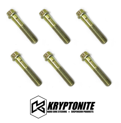 Kryptonite (6) Wheel Bearing Spindle Bolts For 1999-2018 Chevy/GMC 1500 6 Lug