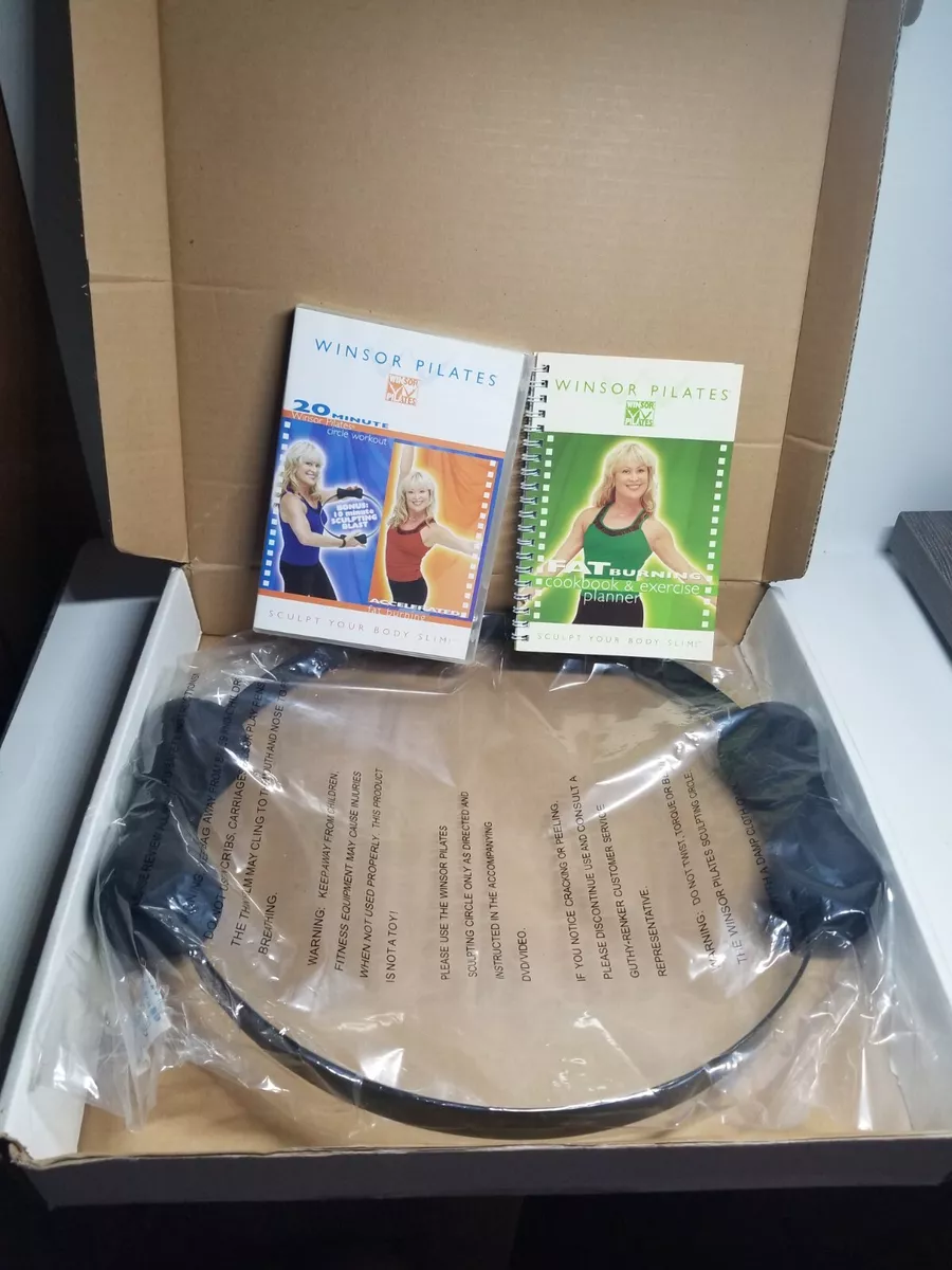 Winsor Pilates Ring Circle plus Sculpt Your Body Slim Exercise DVD Set of 3