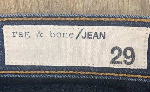 Rag & Bone Jeans 29 Skinny Stretch Mid Rise Bedford Medium Wash Denim Jean - Picture 7 of 15