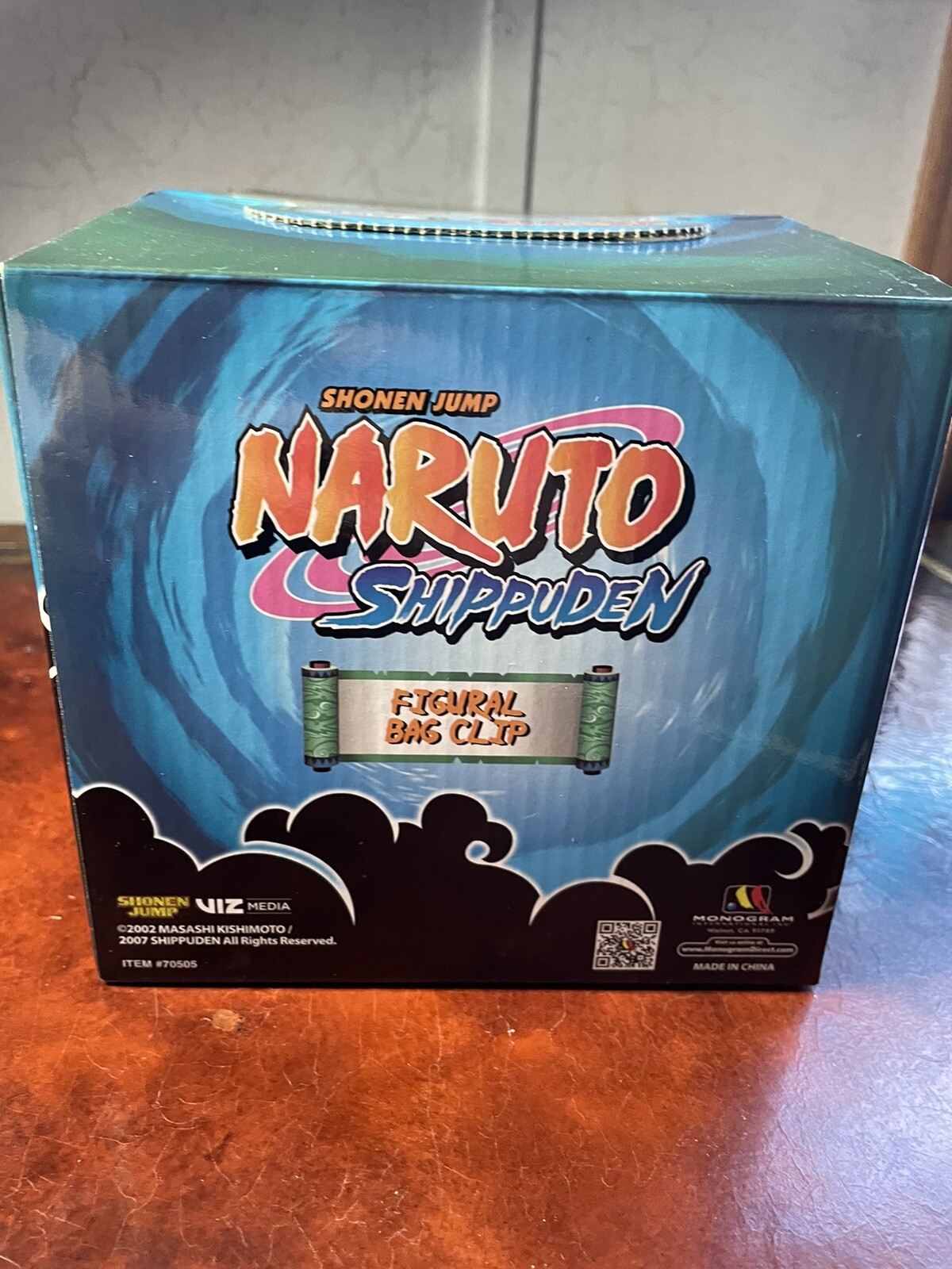 SHONEN NARUTO SHIPPUDEN Figural Bag Clip Toy Display 13x5.5x6 UNUSED