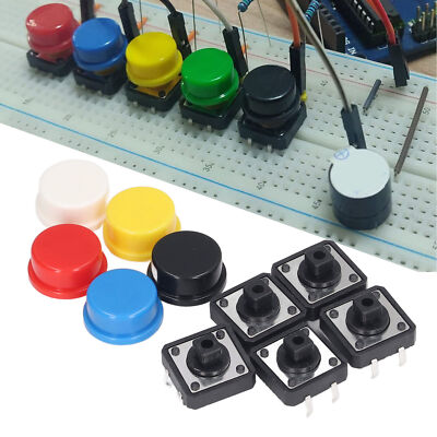 25 Stück Tact Tactile Push Button Switch 12x12x7.3mm 4 Pin Momentary SMD PCB