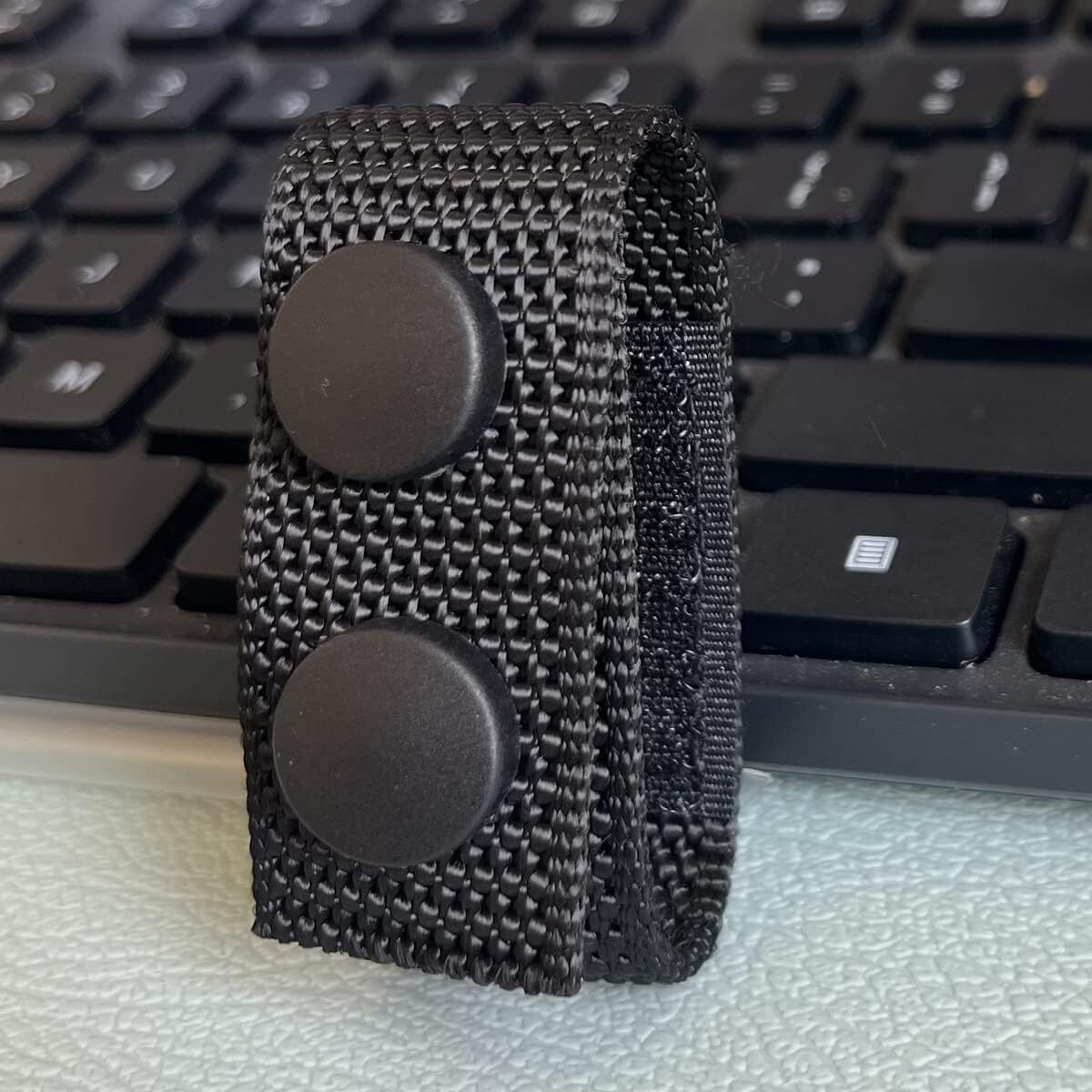 4× Tactical Duty Belt Keeper Security Tactical Belt Keepers with Double Snaps US