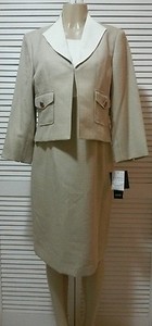 kasper white dress and jacket
