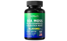 Sea Moss Bladderwrack  Burdock Root 120 Caps  Exp 7/27