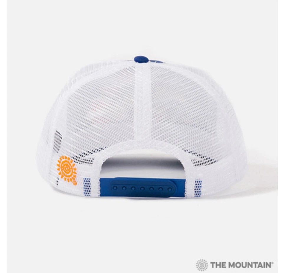 “Patriotic Bass” American Flag Trucker Style SnapBack Cap Hat - by The Mountain - Image 3 of 4