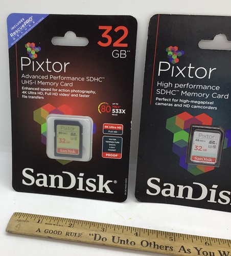 SanDisk High Performance SDHC 32 GB Set & Extreme Plus MicroSDXC 64 GB UHS-1 - Picture 2 of 7