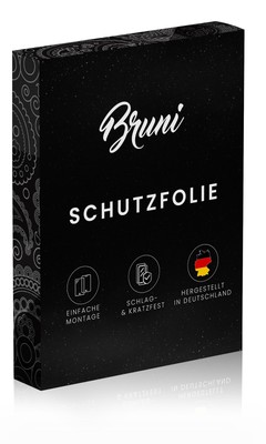 Bruni 2x Folie für Sky Devices Sky Vision 2 Schutzfolie Displayschutzfolie