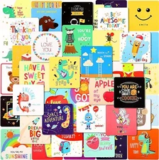 Teling 120 Pieces Lunch Box Notes for Kids Cute Lunchbox Lovely Style 