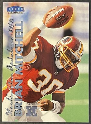 1999 Fleer Tradition Football Card #157 Brian Mitchell