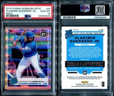 PSA 10 2019 Donruss Optic Holo Vladimir Guerrero Jr. RC Toronto Blue Jays POP23
