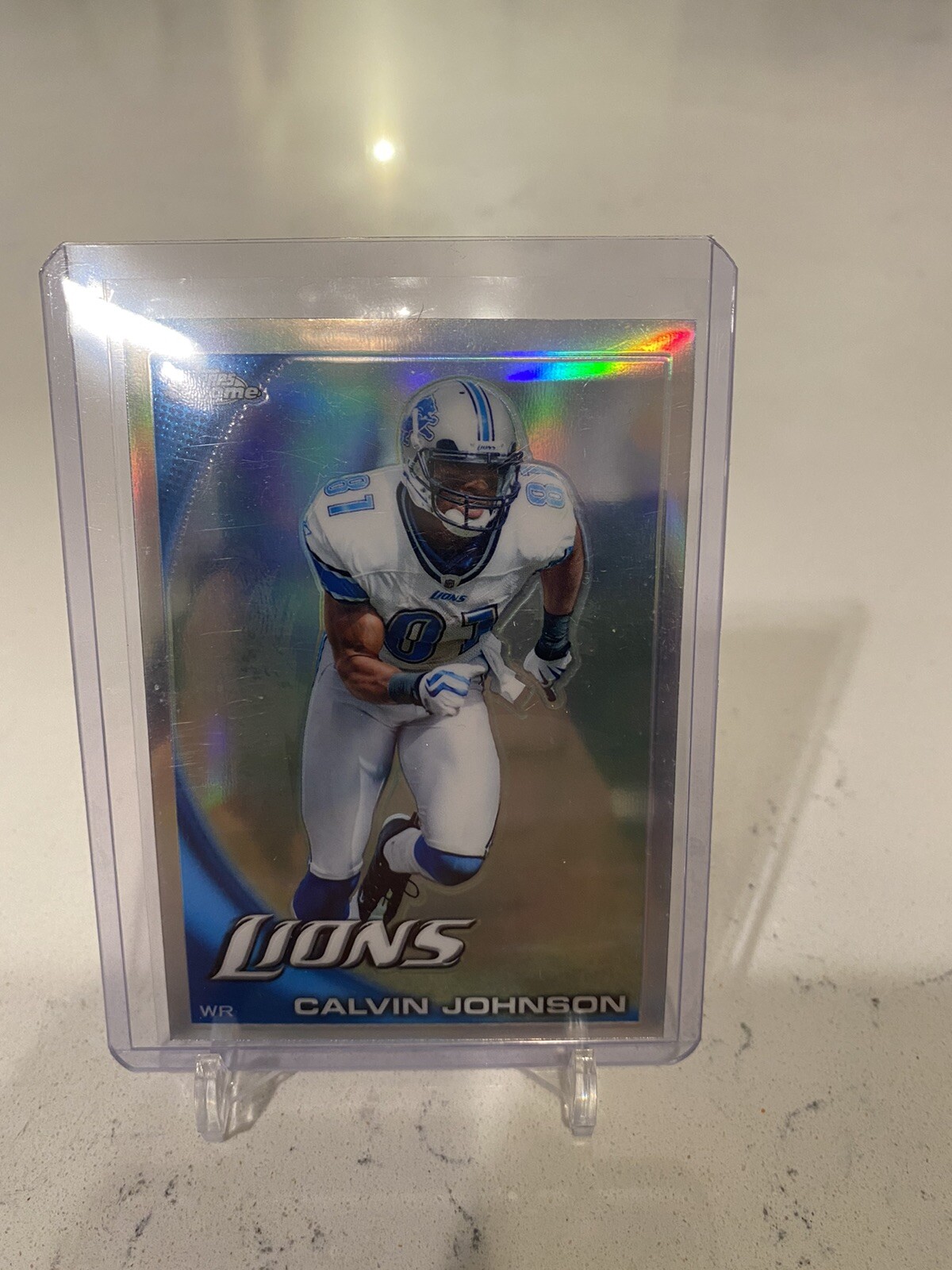 2010 Topps Chrome Calvin Johnson Refractor