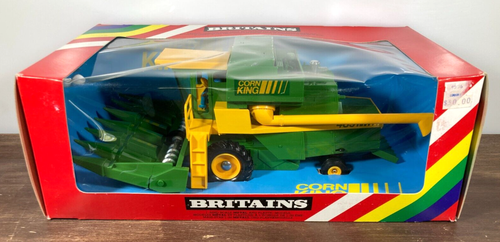 Britains CORN KING 4891 Combine Harvester MAIZE HEAD # 9576 NOB Tractor 1980 - Picture 2 of 15