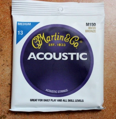 MARTIN SAITEN-SATZ BRONZE M 150 FÜR ACOUSTIC WESTERN-GITARRE *NEU/NEW*