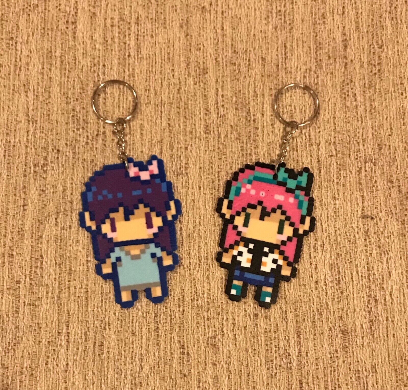 OMORI Game Keychain Magnet Ornament Pin Sprite Perler 