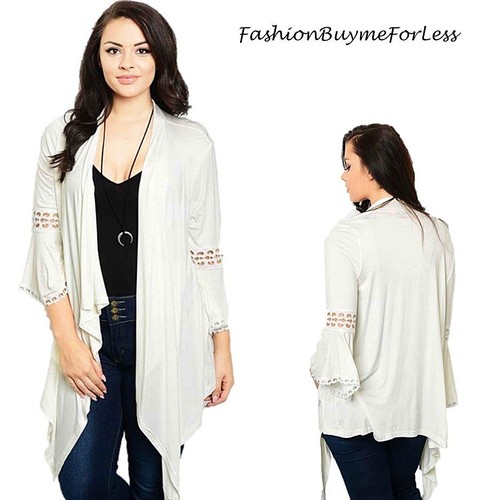 PLUS SIZE Ivory LagenLook Shabby Chic 
