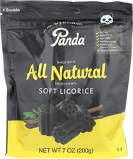 Panda Licorice  Licorice Licorice Chew Natural Bag 7 oz