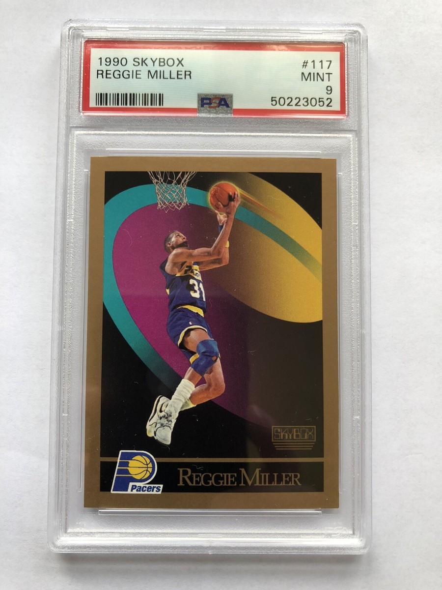 1990-91 Skybox Reggie Miller Card #117 PSA 9 MINT!! HOF Indiana