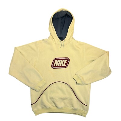 vintage nike hoodie cream