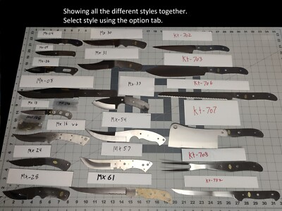 Mitsuboshi cutlery stainless knife blades Made in Japan several styles Blank