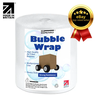 SELFHOLD Small and Large Bubble Wrap - 1000mm 750mm 600mm 500mm 300mm Rolls x 100m 50m 5m