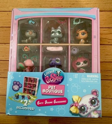 Littlest Pet Shop LPS Pet Boutique 6 Pets 2 Exclusive Pets G7 #310-315 NEW