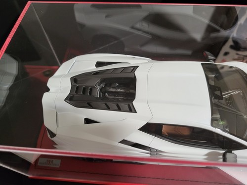 LAMBORGHINI REVUELTO 1/18 BIANCO SIDERALE MATT MR COLLECTION MODELS LAMBO058C - Imagen 6 de 11