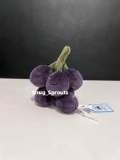 AUTHENTIC‼️ NWT Jellycat fabulous fruit grapes - Retired- FAST SHIPPING