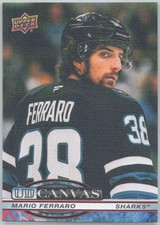 2025-26 Upper Deck Series 1 UD Canvas #C-71 Mario Ferraro San Jose Sharks