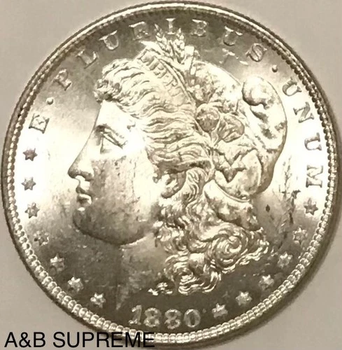 1880 O Morgan Dollar From Obw Estate Roll Choice-Gem Bu Uncirculated 90% Silver