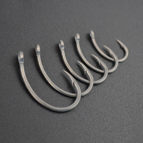 50pcs/lot Tackle Fishing Hook Sharpened Bulk Curve Shank Hooks 5 Size 2/4/6/8/10 - Picture 6 of 65