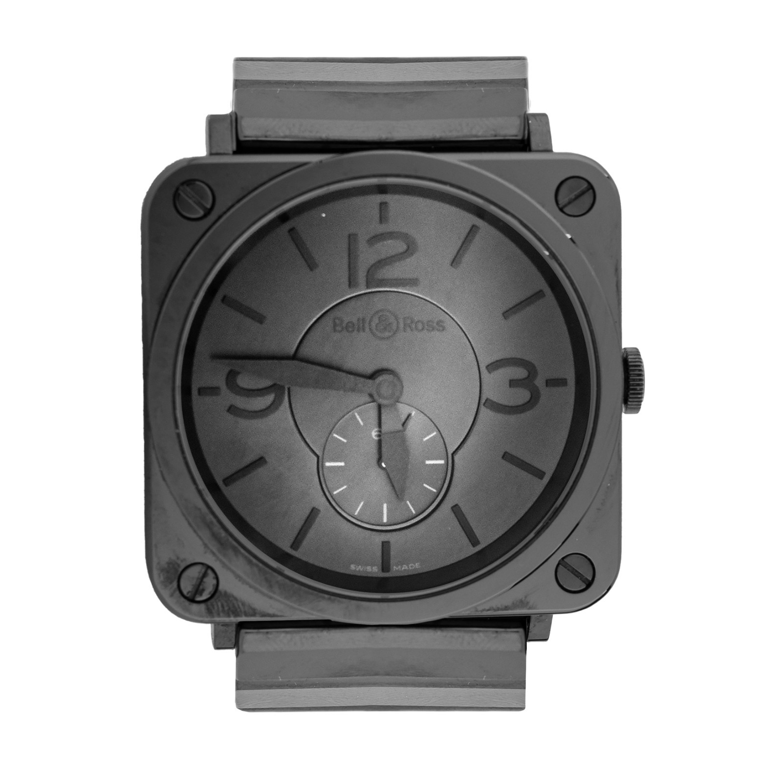Bell & Ross BR-S Phantom Ceramic Black Dial 39mm BRS-98-PBC Full Set
