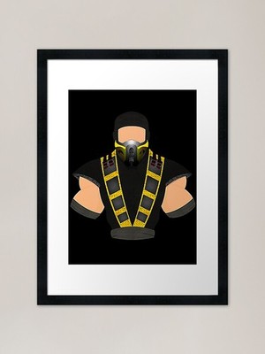 Get over here Ninja Gerahmtes Kunstdruck Gerahmtes Wandbild Poster Leinwanddruck Bild