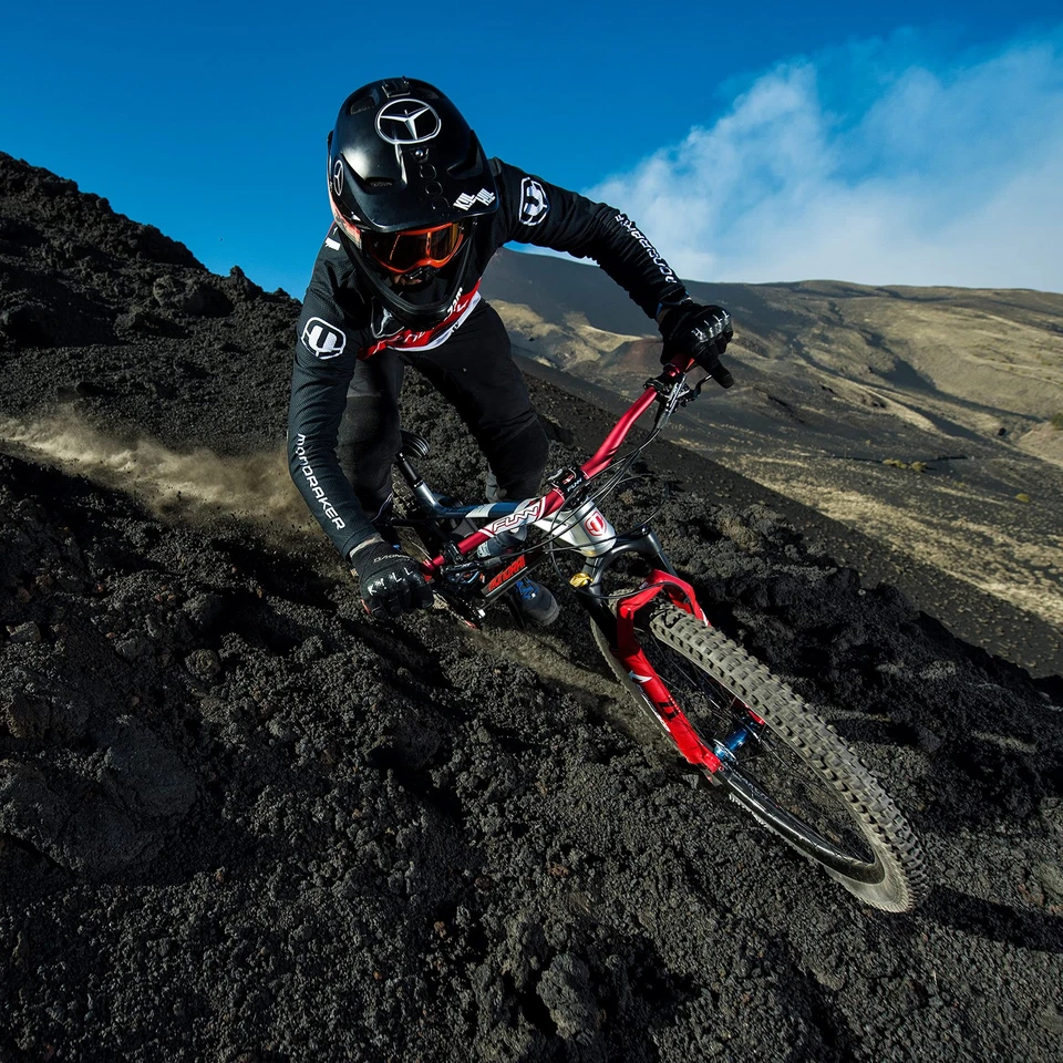 Manillar completo para bicicleta de montaña con abrazadera de barra 35 mm y ancho 785 mm, resistente Foto 2 de 4