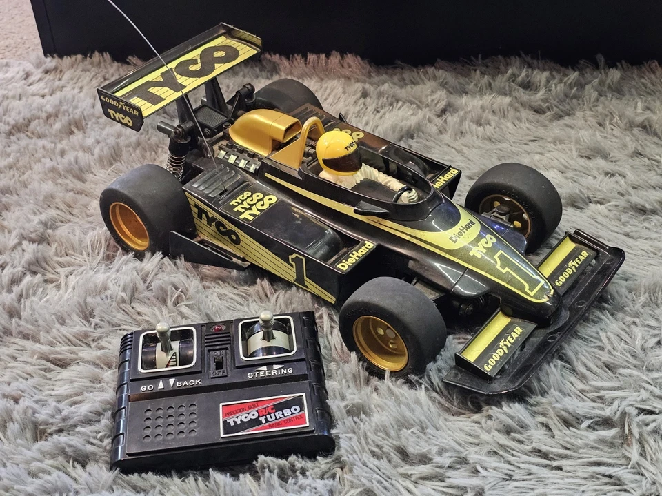 Vintage TYCO Super Turbo F-1 Indy RC Race Car Taiyo 1987 - Image 2 of 4