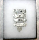 LADDER BADGE, CO. I 118TH OHIO VOL. INF.