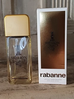 FLACON VIDE 1 MILLION PACO RABANNE AVEC SA BOITE pour collectionneurs - Photo 1/3