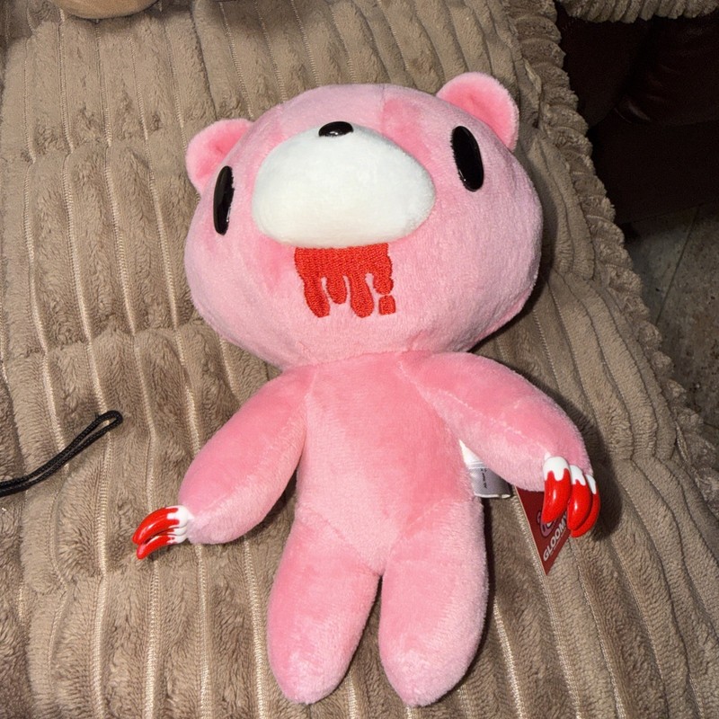 D1904B Gloomy Bear Pink GP Mori Chack CHAX CGP-014 Taito Plush 8" Toy Doll Japan