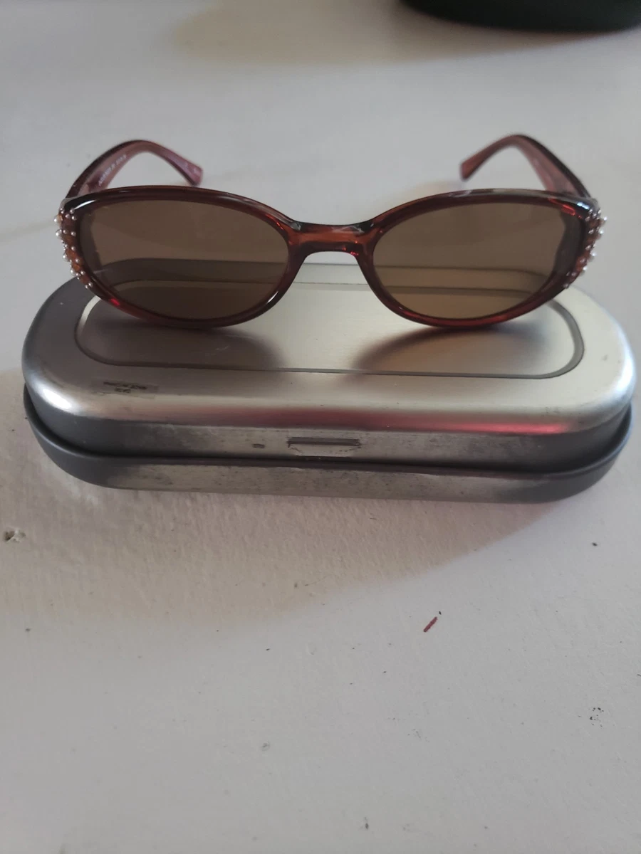 Fossil Brown Plastic Frame Sunglasses for Women for sale | eBay display picture 1